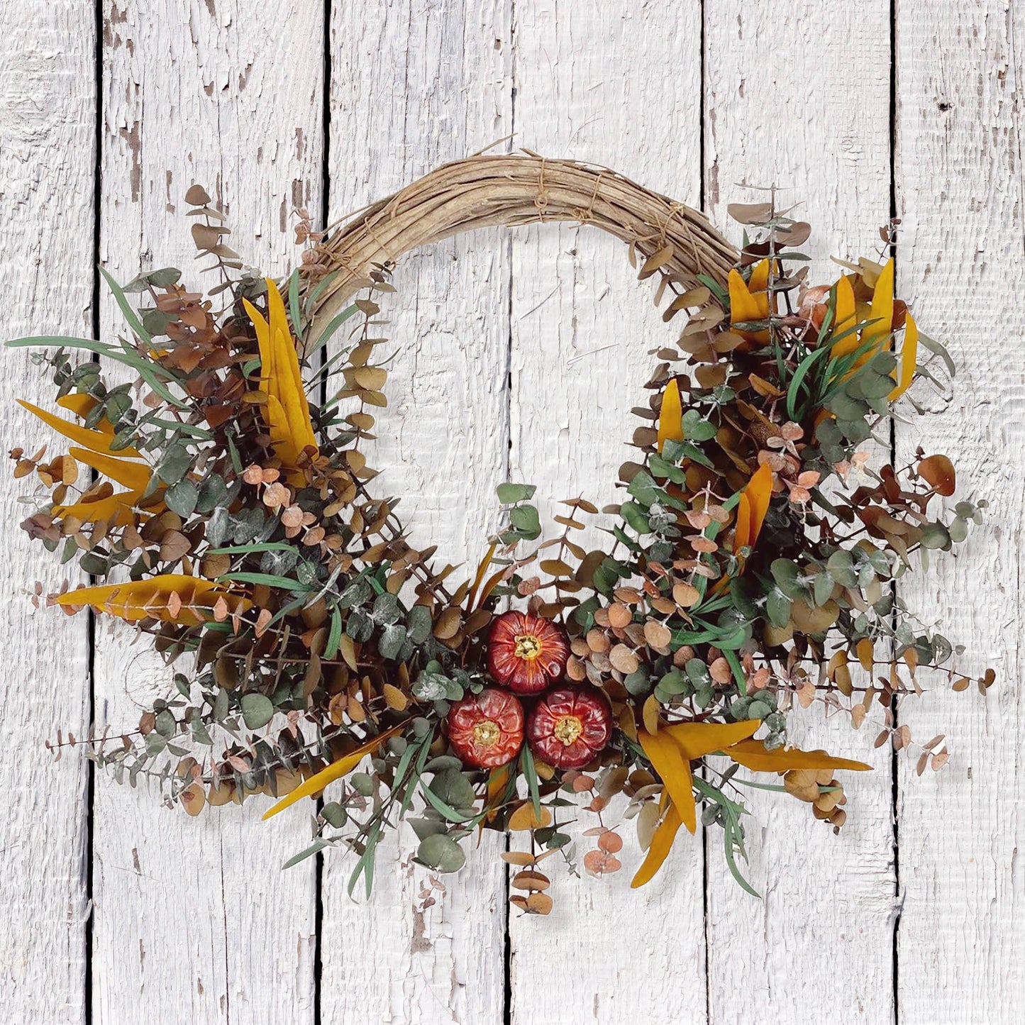 20" Eucalyptus Harvest Wreath