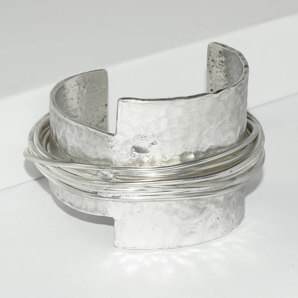 Statement Wire Cuff Bracelet
